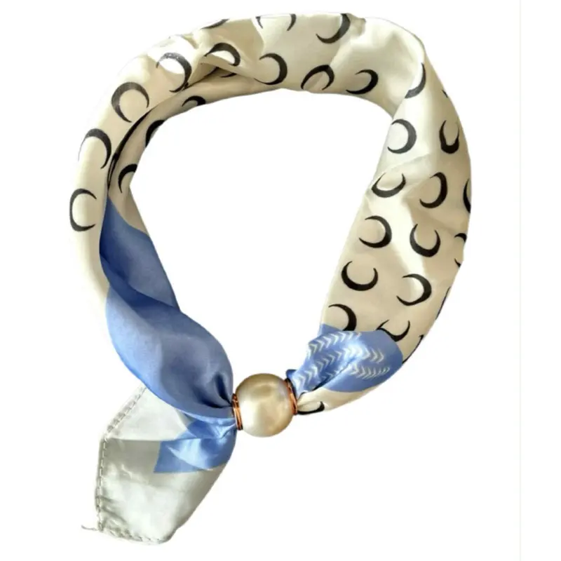 Moon blue-white parel sjaaltje Chloe