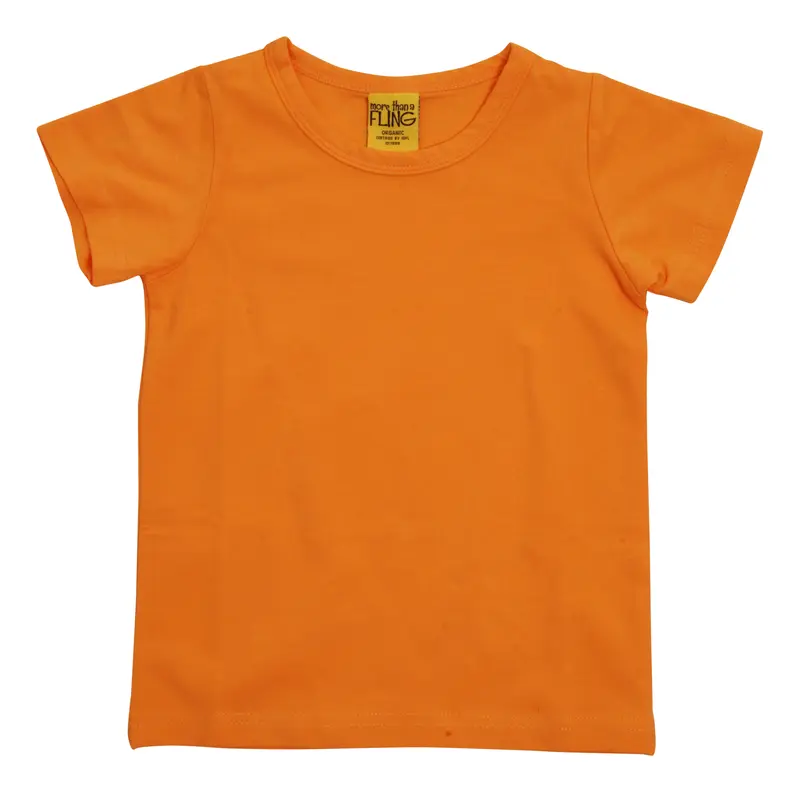 More Than A Fling - T Shirt Solid Blazing Orange