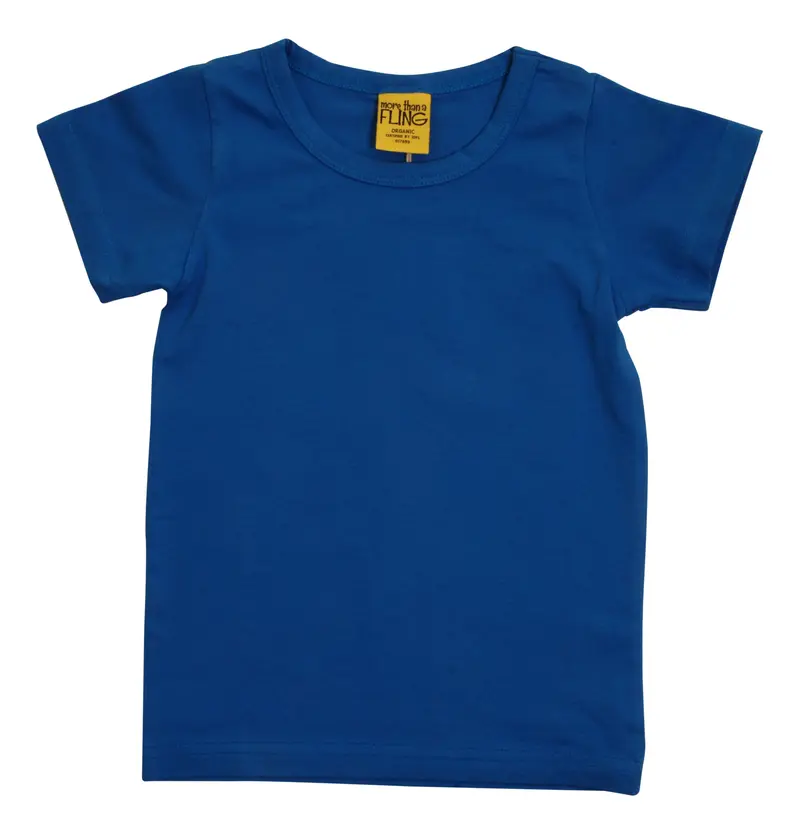 More Than A Fling - T Shirt Solid French Blue