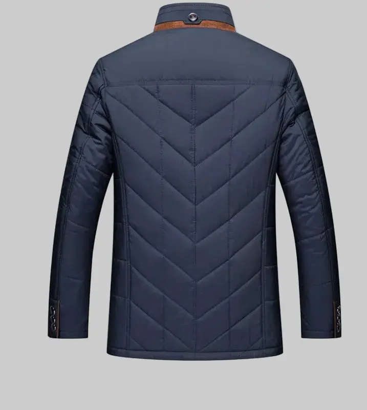 Moritz | Herren Luxuriöse Stehkragen Winterjacke