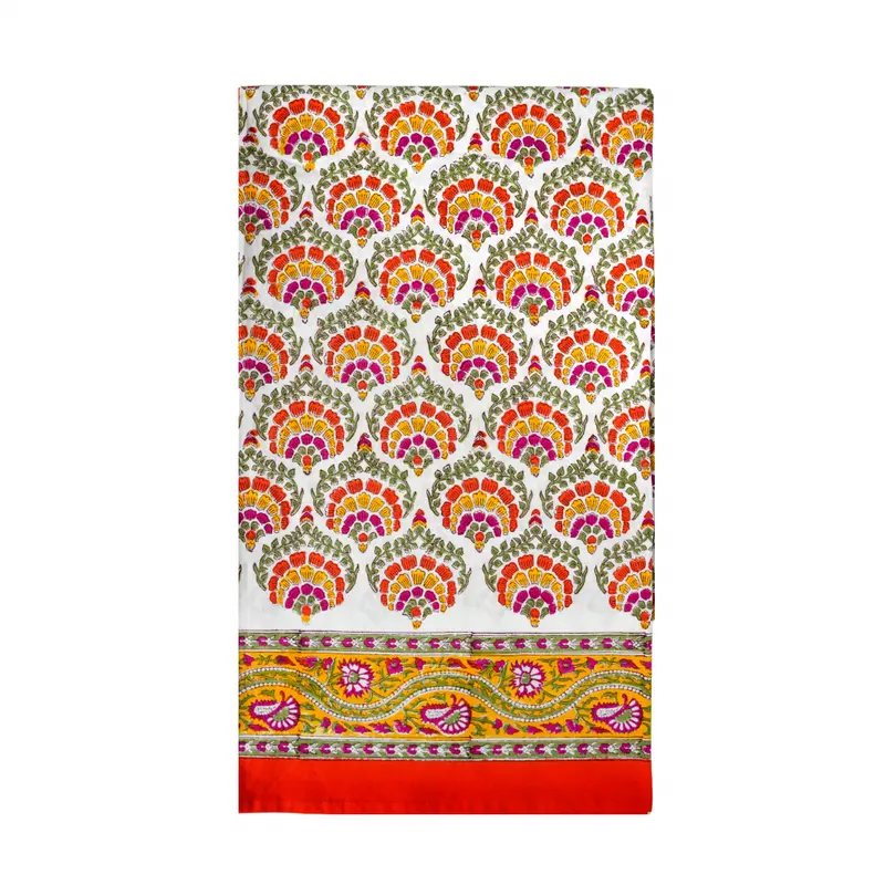 Morni Summer Hand Block Printed Tablecloth