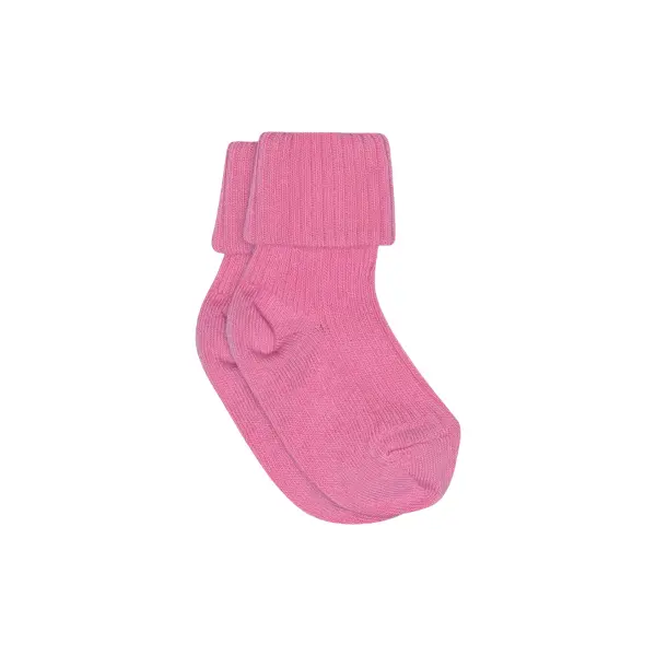 MP Denmark Cotton Baby Rib Socks Cyclamen