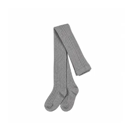 MP Denmark Cotton Rib Tights Grey Melange