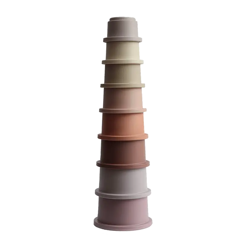Mushie Stacking Cups Pastel