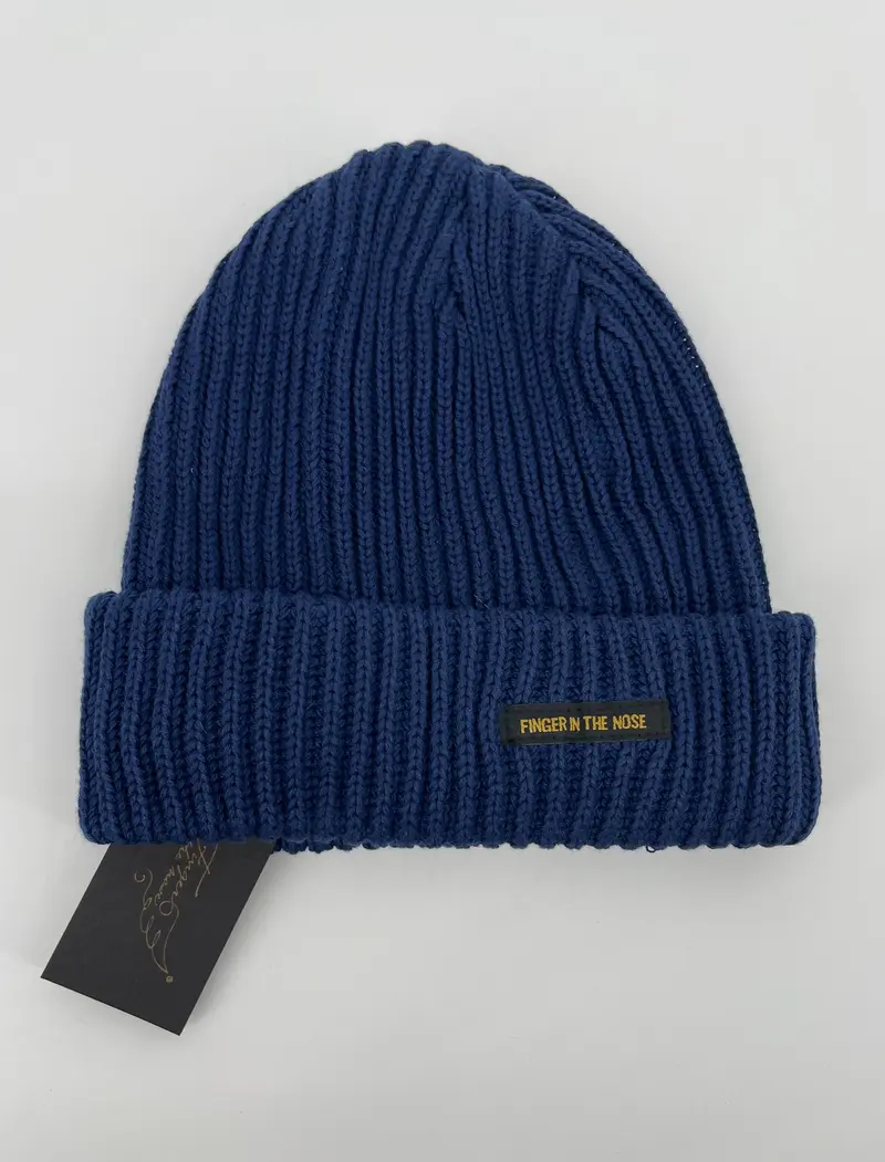 Muts Donkerblauw Unisex Maat 8 - 12 Jaar