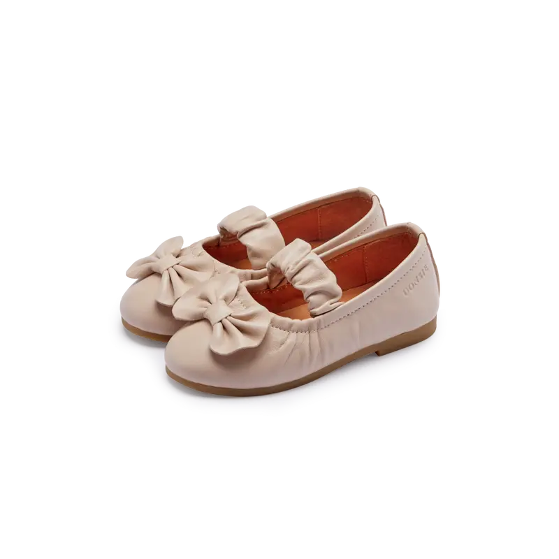 Mylah Ballerinas | Light Rose Sheep Leather