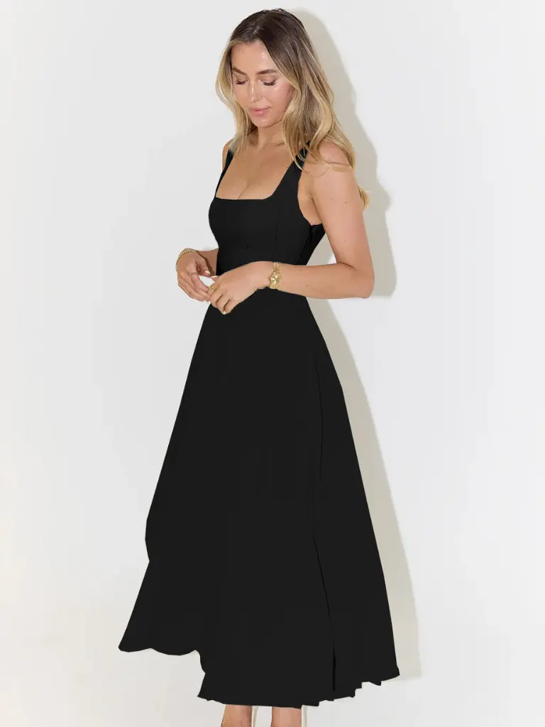 Nangula - Elegantes Kleid Aus Rayon