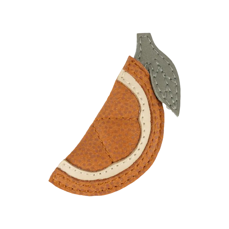 Nanoe Fruit Hairclip | Arancia | Maple Dotted Nubuck