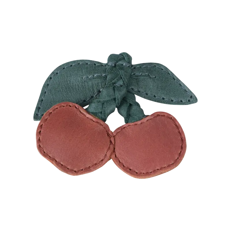 Nanoe Fruit Hairclip | Cherry | Scarlet Classic Leather