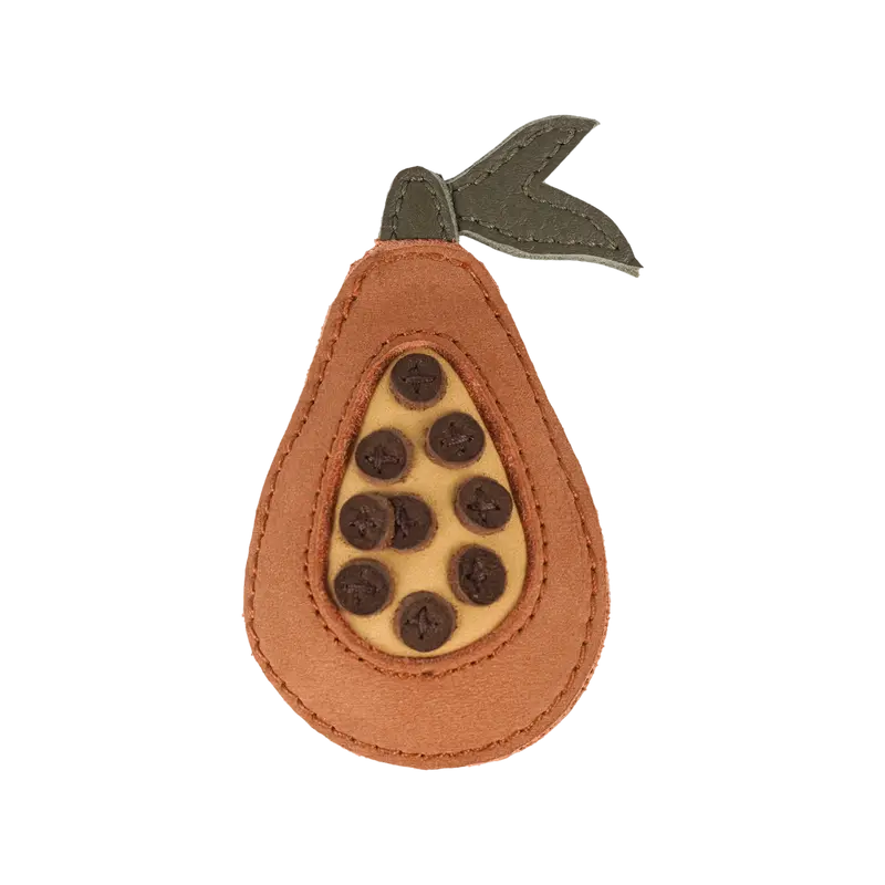 Nanoe Fruit Hairclip | Papaya | Walnut Nubuck