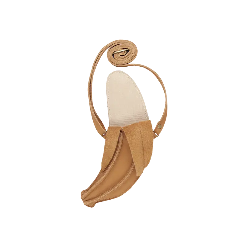 Nanoe Fruit Purse | Banana | Caramel Nubuck