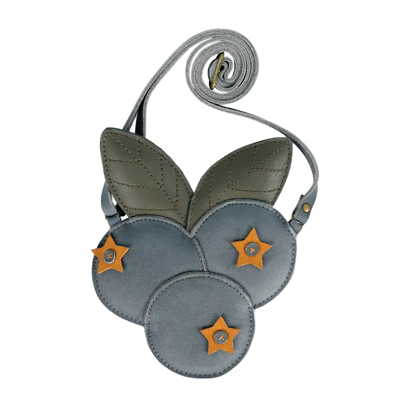 Nanoe Fruit Purse | Blueberry | Petrol Nubuck