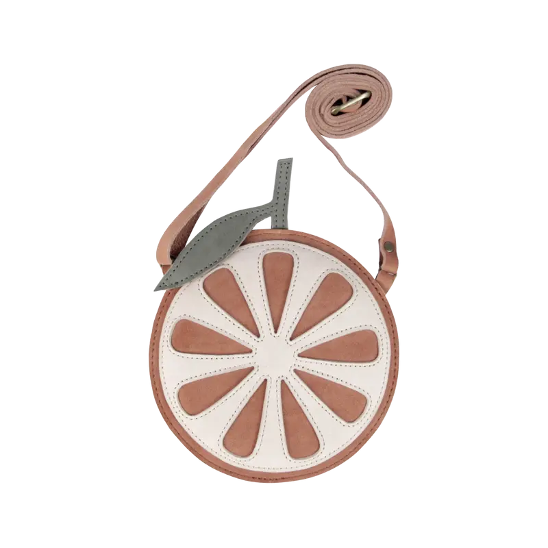 Nanoe Fruit Purse | Grapefruit | Walnut Nubuck