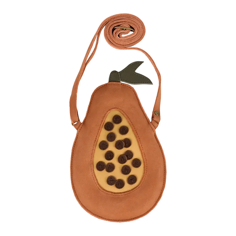 Nanoe Fruit Purse | Papaya | Walnut Nubuck