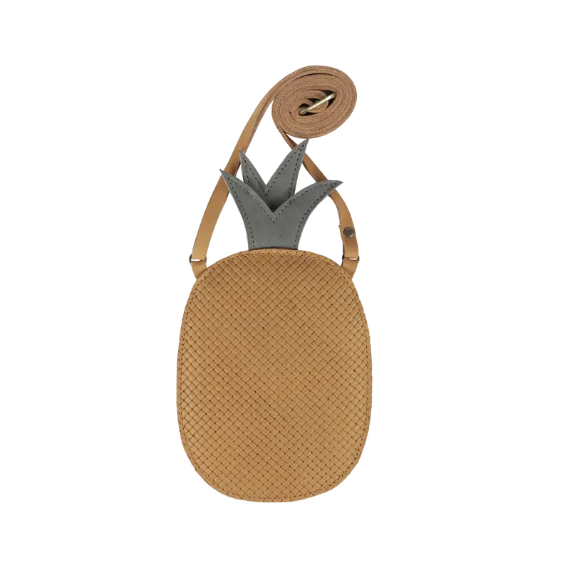 Nanoe Fruit Purse | Pineapple | Caramel Nubuck