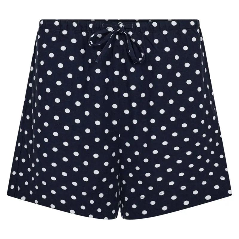 Navy Blazer met brilliant white geprinte short Lavisco