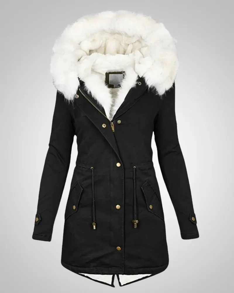 Nele | Damen Gefütterte Winter Parka Jacke