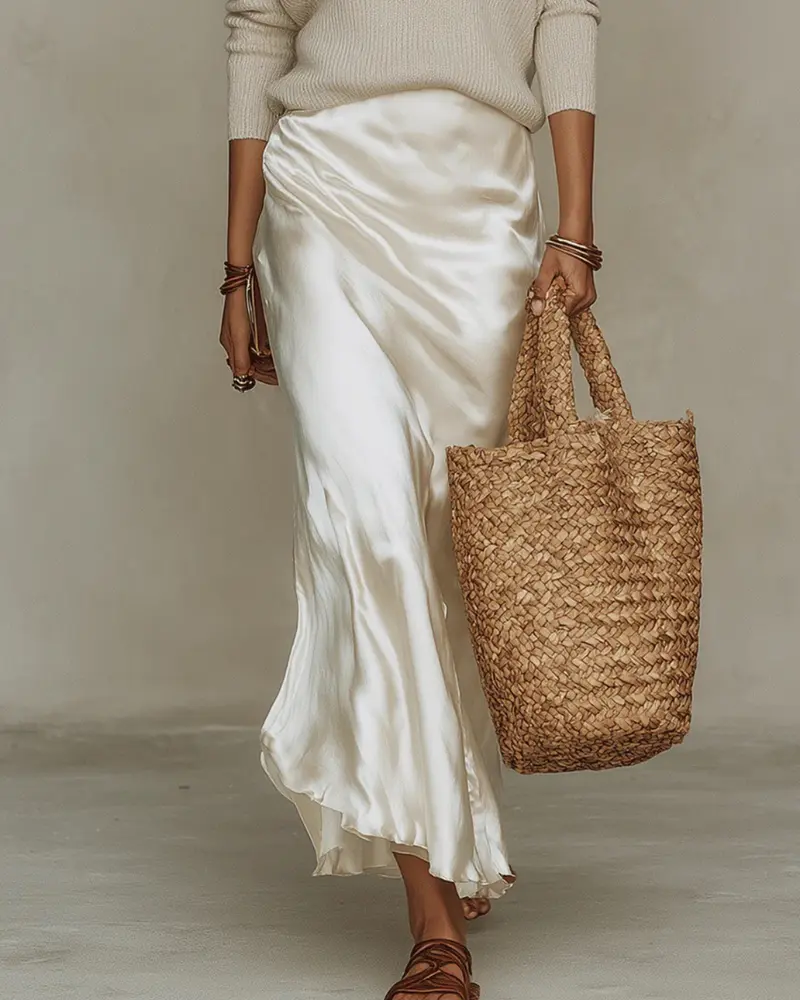 Nelena - Elegantes Midikleid Mit Pullover