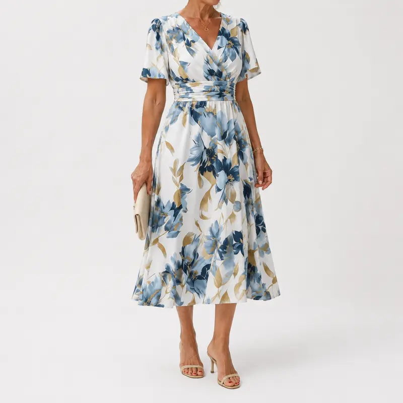 Nevaeh | Elegantes Sommerkleid mit floraler Note