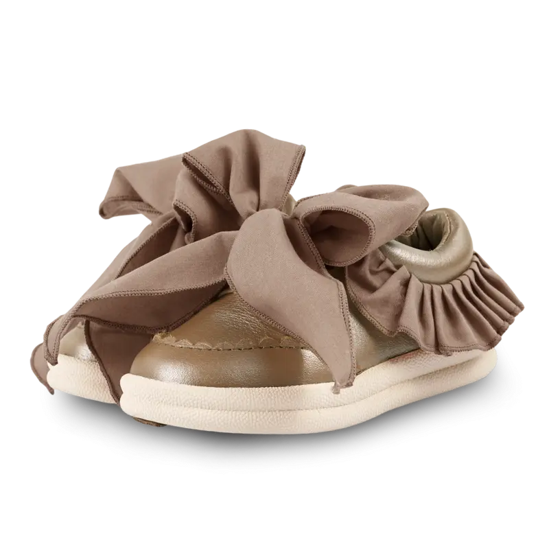 Niene Sneakers | Truffle Metallic Nubuck