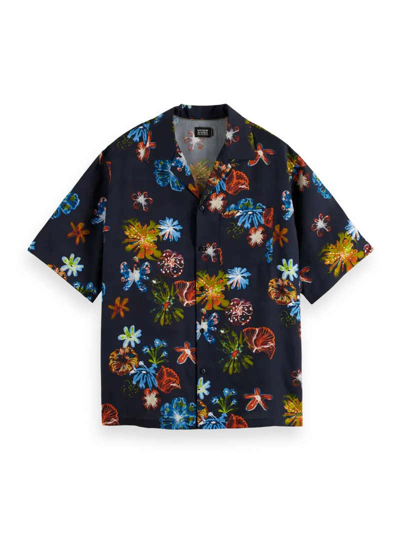 Night Flower Printed Shirt