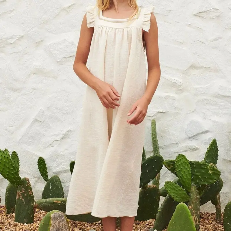 Nightdress Milk Ecru Woman