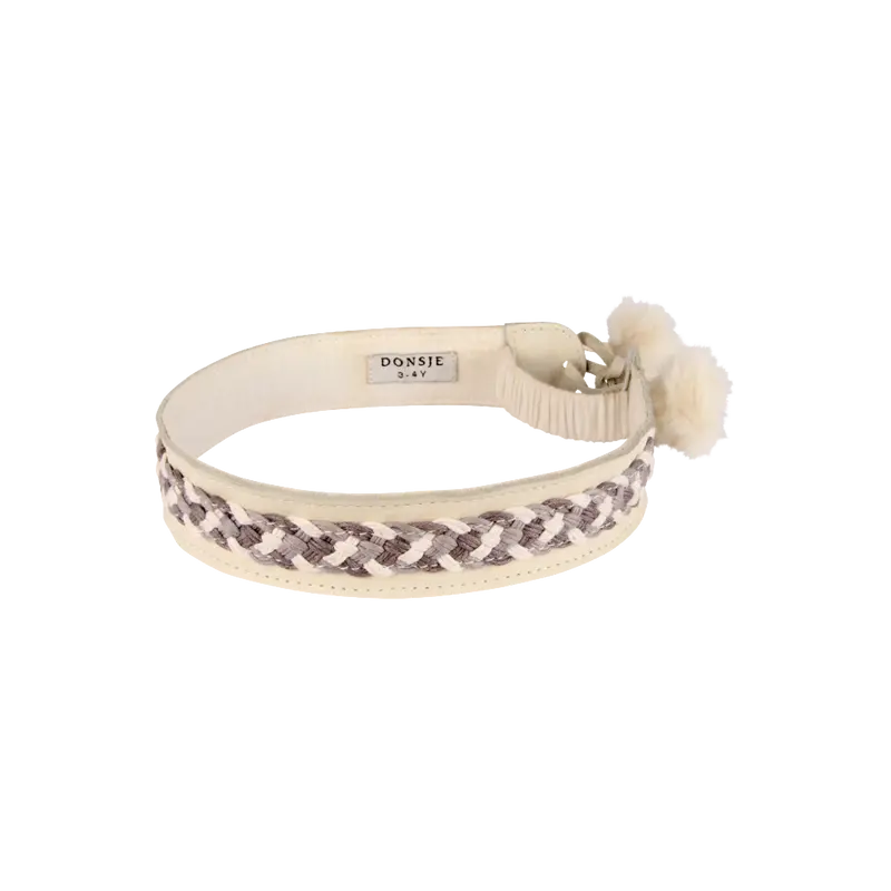 Nini Headband | Off White Leather