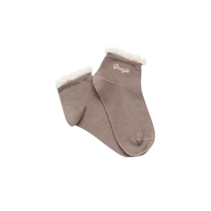Njeri Socks | Grey Violet