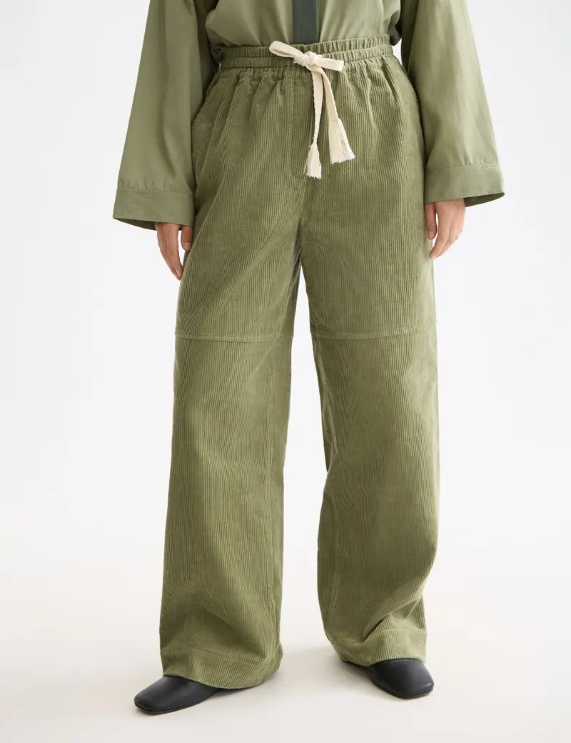 Noa high-rise wide-leg pull on pant