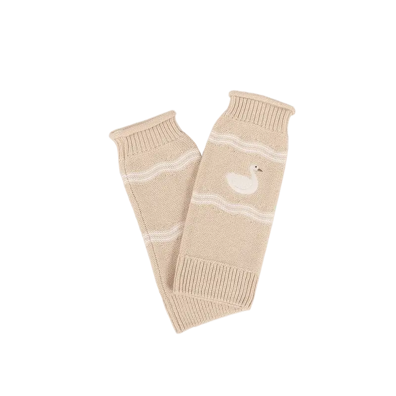 Noena Leg Warmers | Swan | Soft Sand