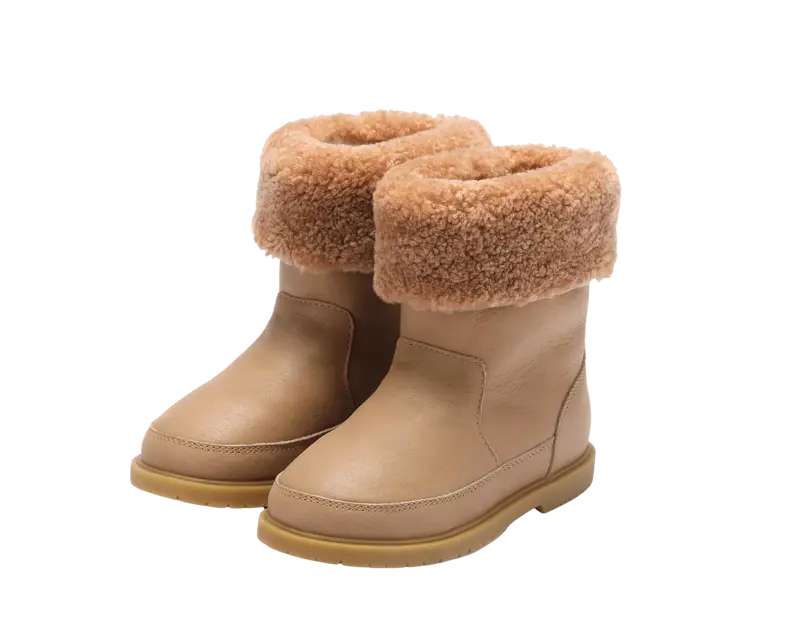 Nold Boots | Beige Leather
