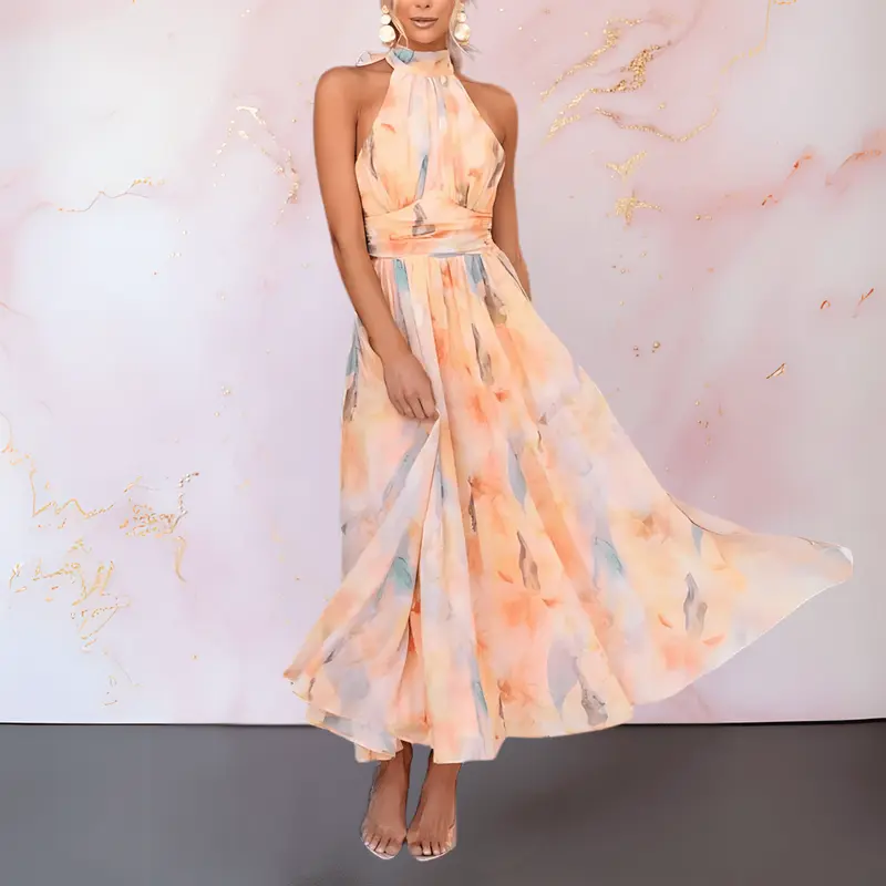Nora | Modisches Kleid Damen Neckholder