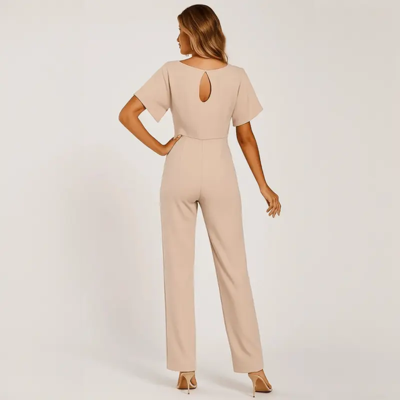 Nora - Stilvoller Jumpsuit mit Gürtel