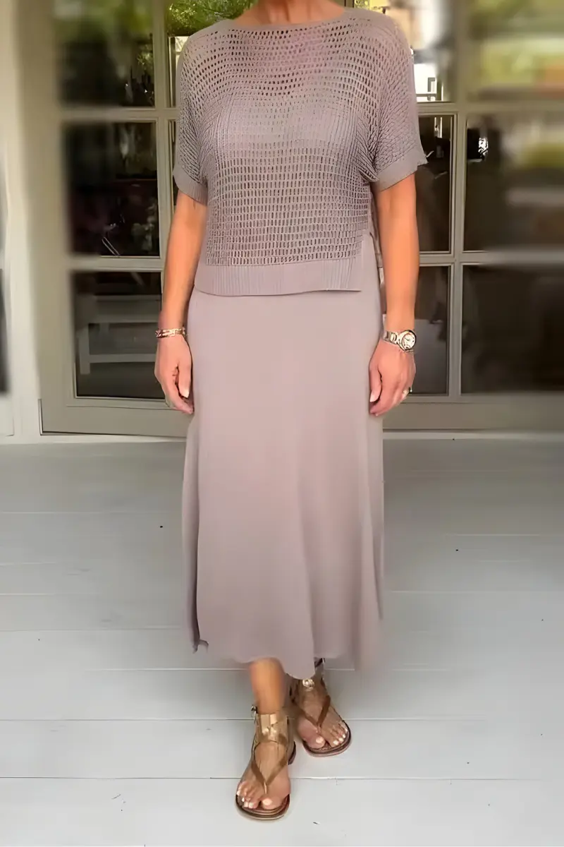 NORMA - Sommerkleid mit Strickoberteil