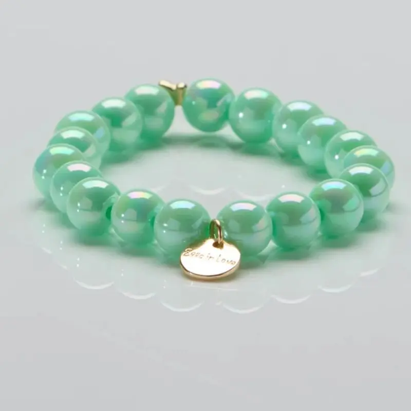 Ocean Mint parelarmband 10mm