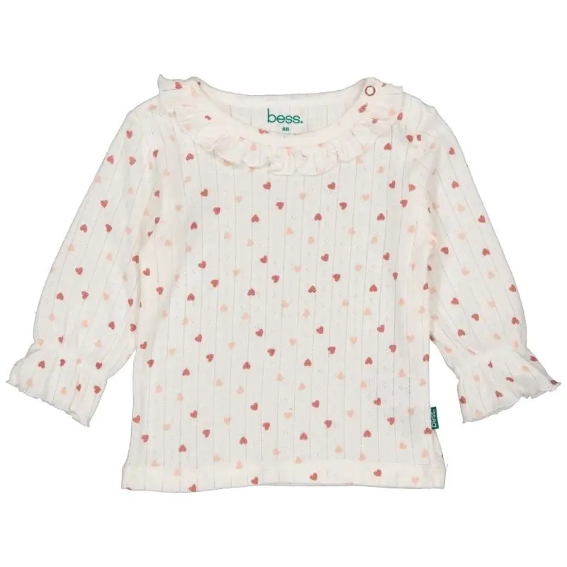 Off white shirt Ajour Hearts 261037