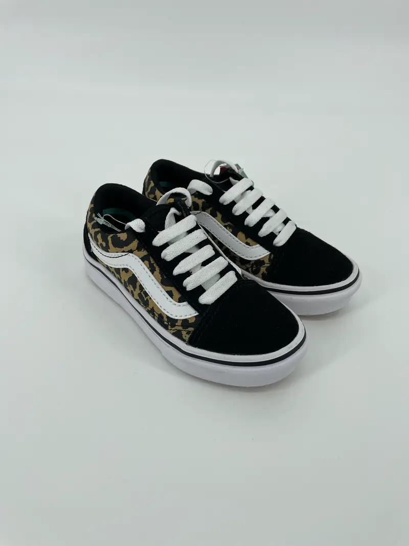 Old Skool Luipaard Zwart Bruin Maat 27