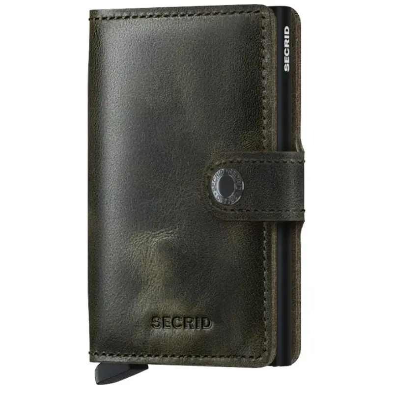 Olive miniwallet Vintage