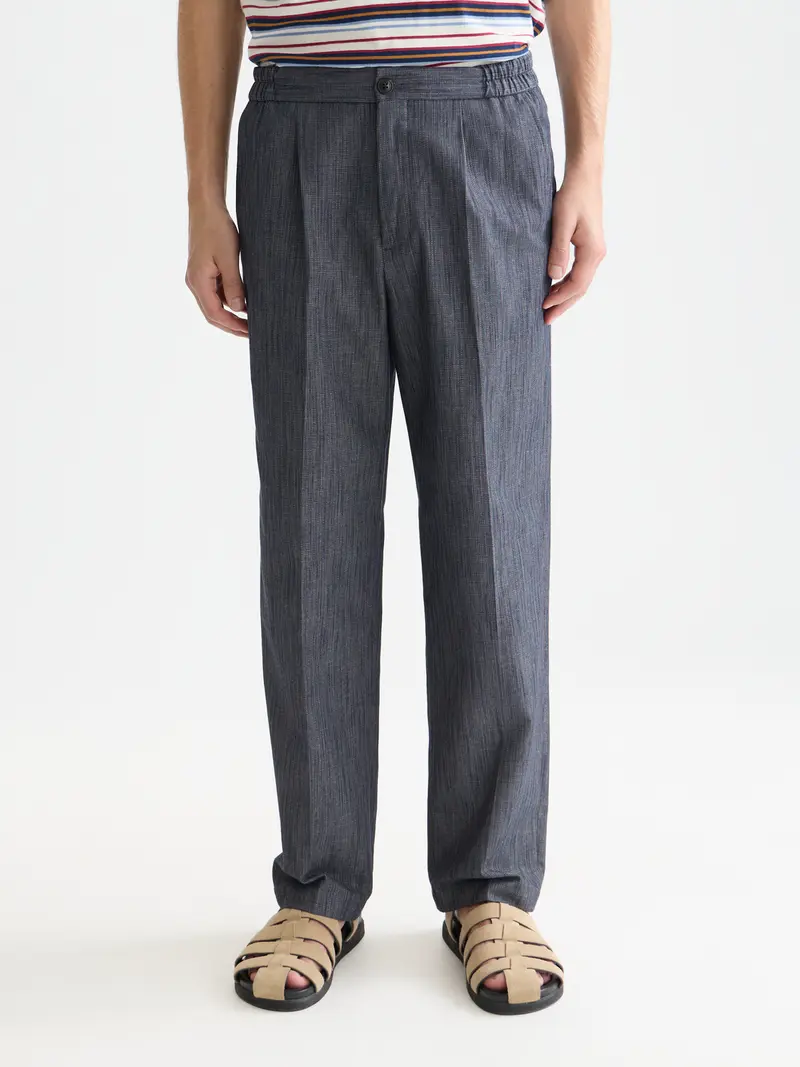 Oliver Pleated Linenblend Relaxed Straightfit Jogger