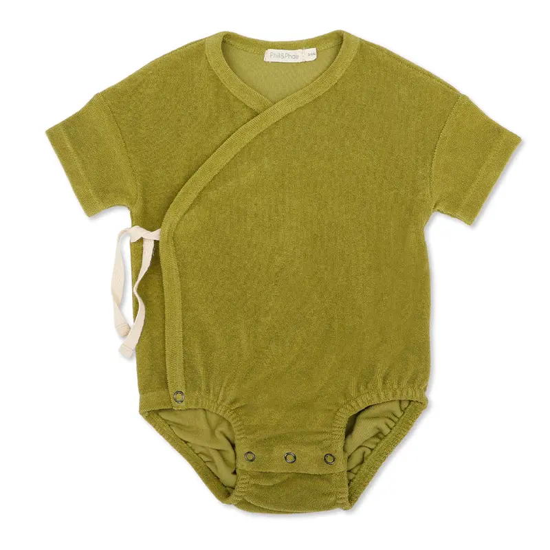 Onesie Cross-over Frotté Matcha