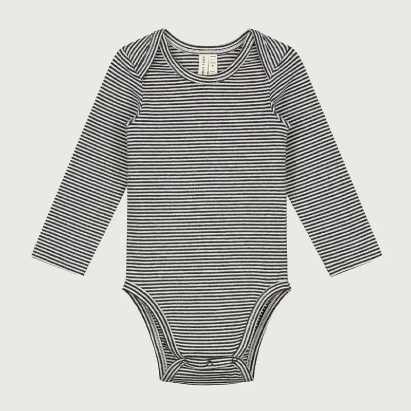 Onesie Longsleeve Nearly Black Cream