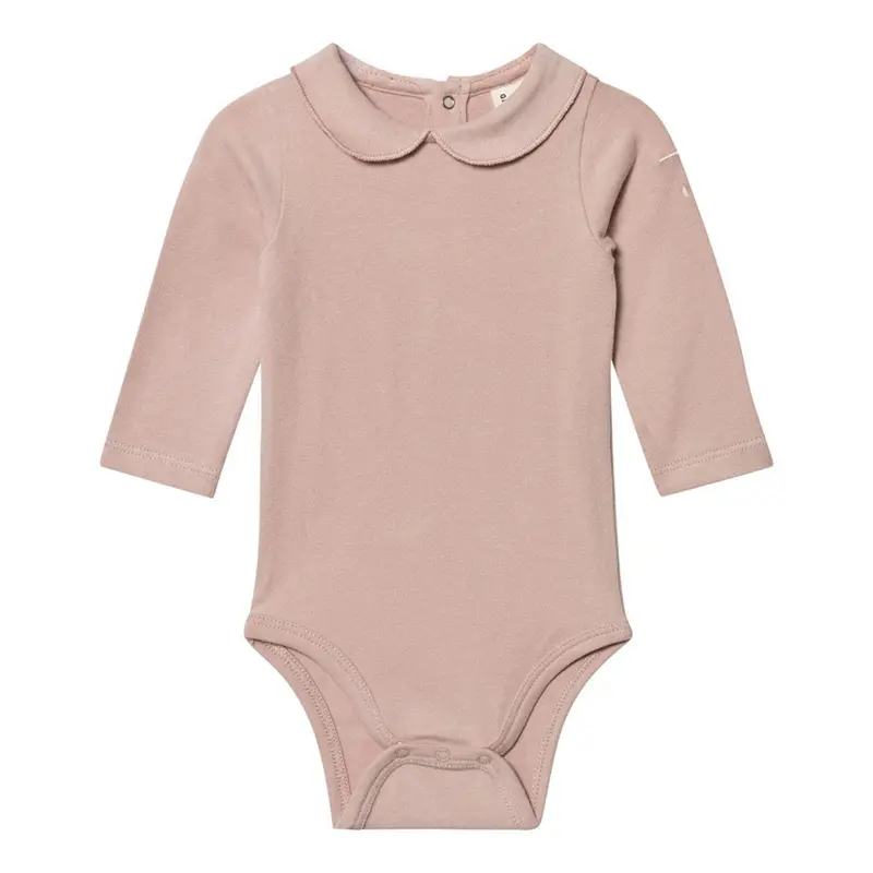 Onesie With Collar Vintage Pink