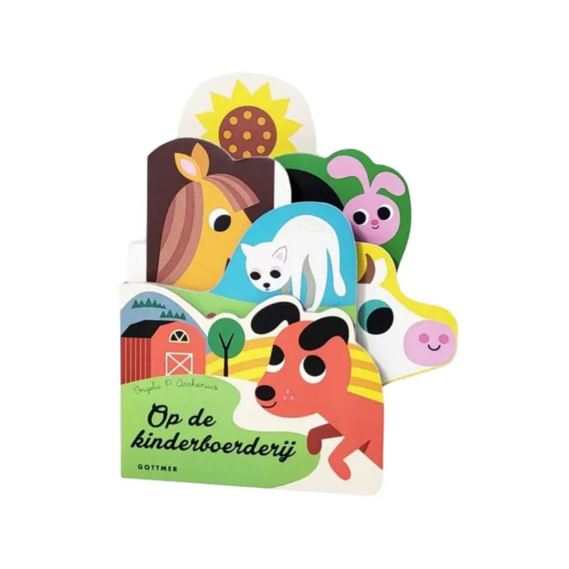 Op de Kinderboerderij 3D Kartonboek