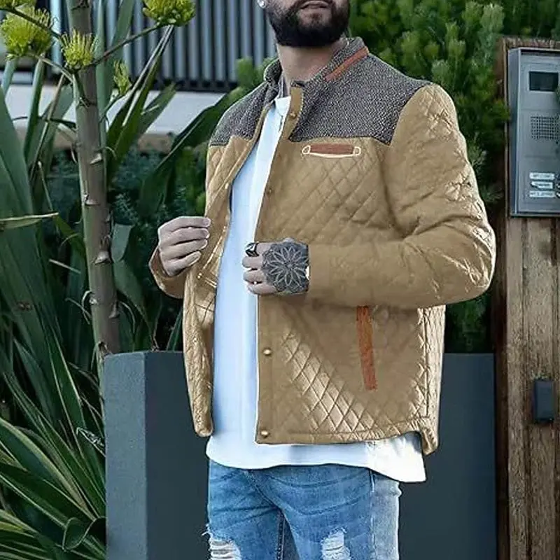 Ormbert | Herren Steppjacke mit Stehkragen