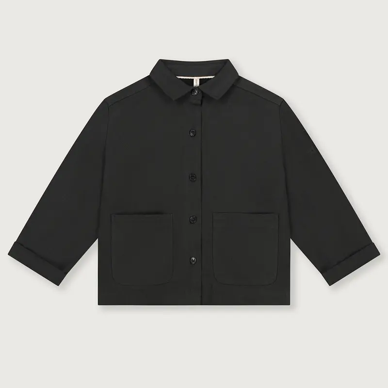 Overshirt Pop Twill Nearly Black