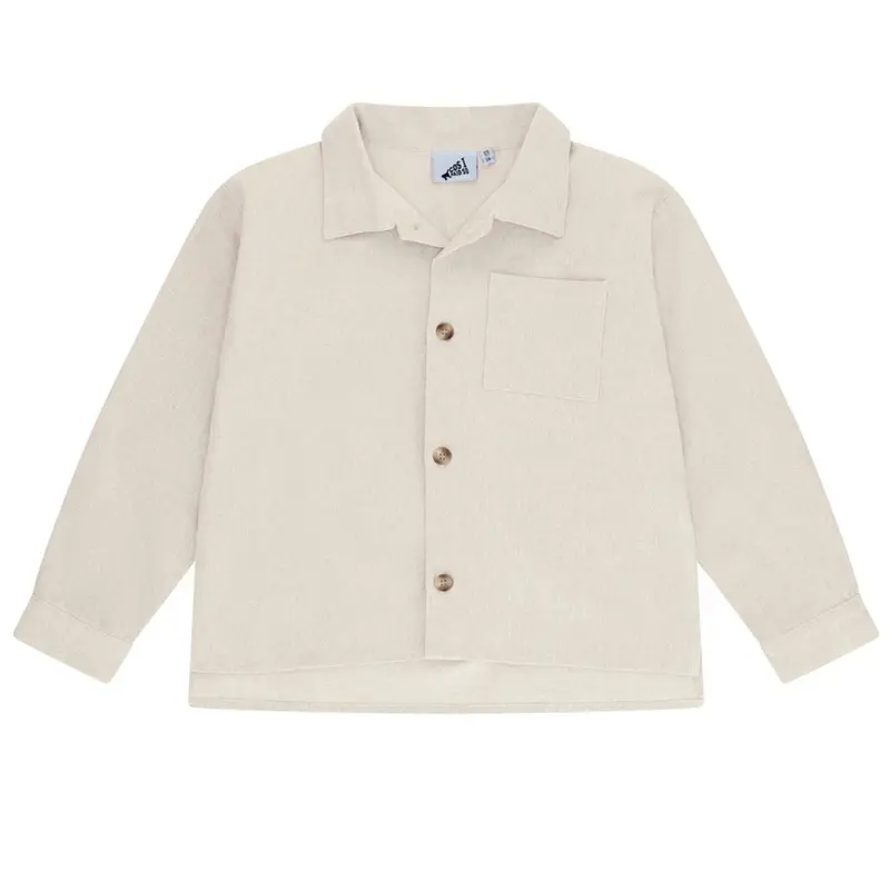 Overshirt Twill Beige