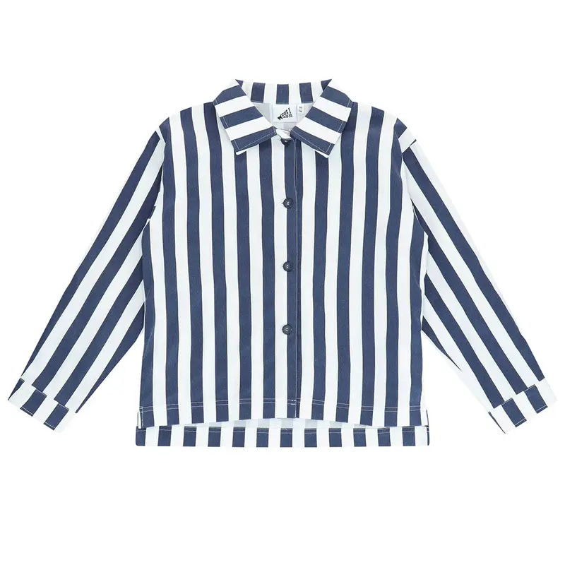 Overshirt Twill Striped
