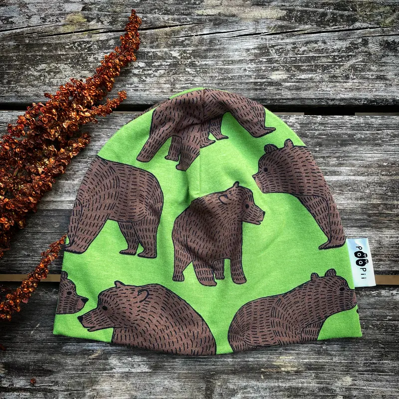 PaaPii - Beanie Ursa Forest Choco