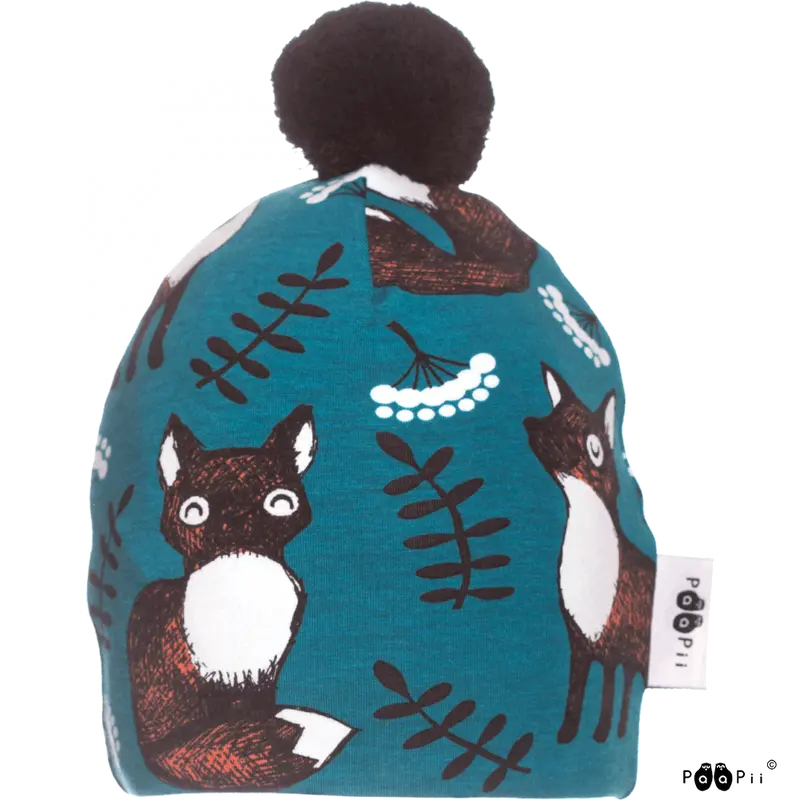 PaaPii - Pompom Beanie Nuuti Petrol