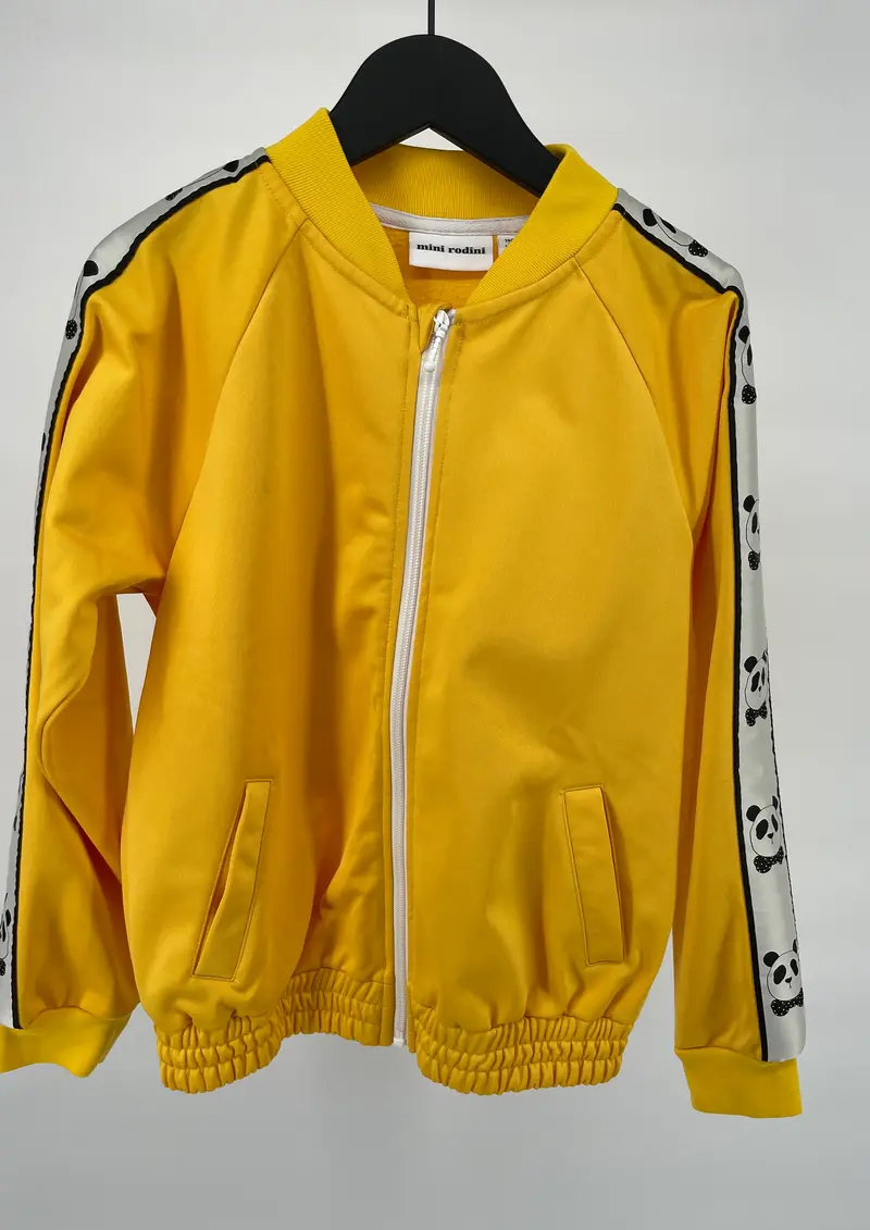 Panda Track Vest Geel Maat 140 / 146